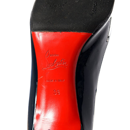 Christian Louboutin Patent Simple 85 Pumps 39 Black 9 of 10