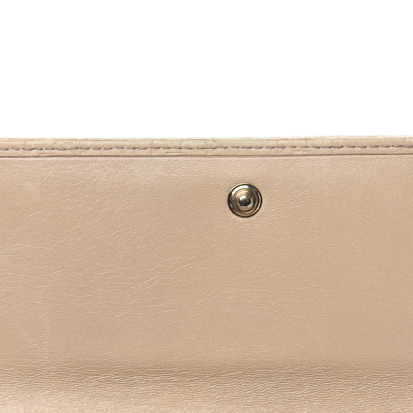 Patent Guccissima Joy Continental Snap Oranizer Wallet Beige
