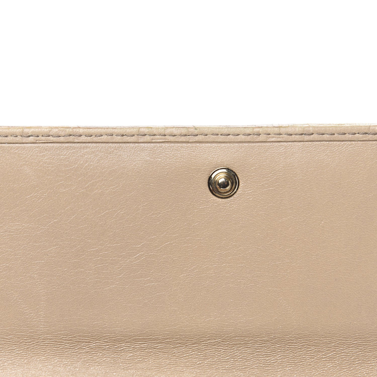 Gucci Patent Guccissima Joy Continental Snap Oranizer Wallet Beige 12 of 13