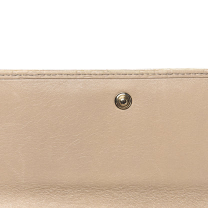 Gucci Patent Guccissima Joy Continental Snap Oranizer Wallet Beige 12 of 13
