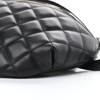 Chanel Lambskin Quilted Waist Belt Bag Black 10 of 10