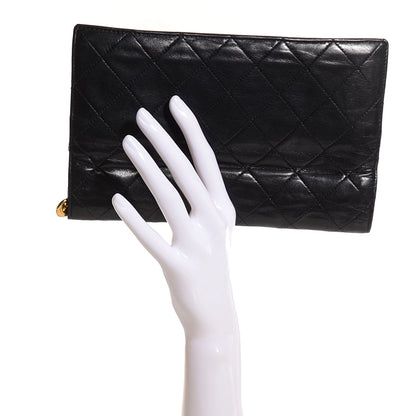 Chanel Lambskin Quilted Wallet Black 2 of 8