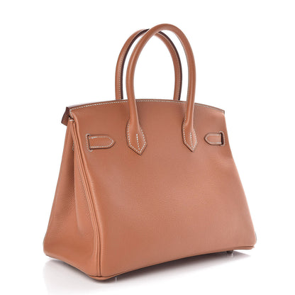 Hermes Taurillon Novillo Birkin 30 Gold 3 of 11