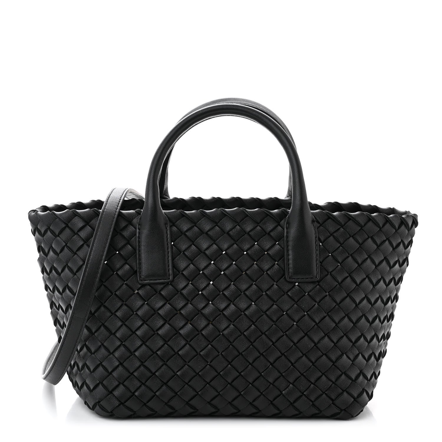 Bottega Veneta Nappa Intrecciato Mini Cabat Black 1 of 10