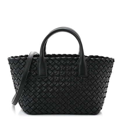Bottega Veneta Nappa Intrecciato Mini Cabat Black 1 of 10