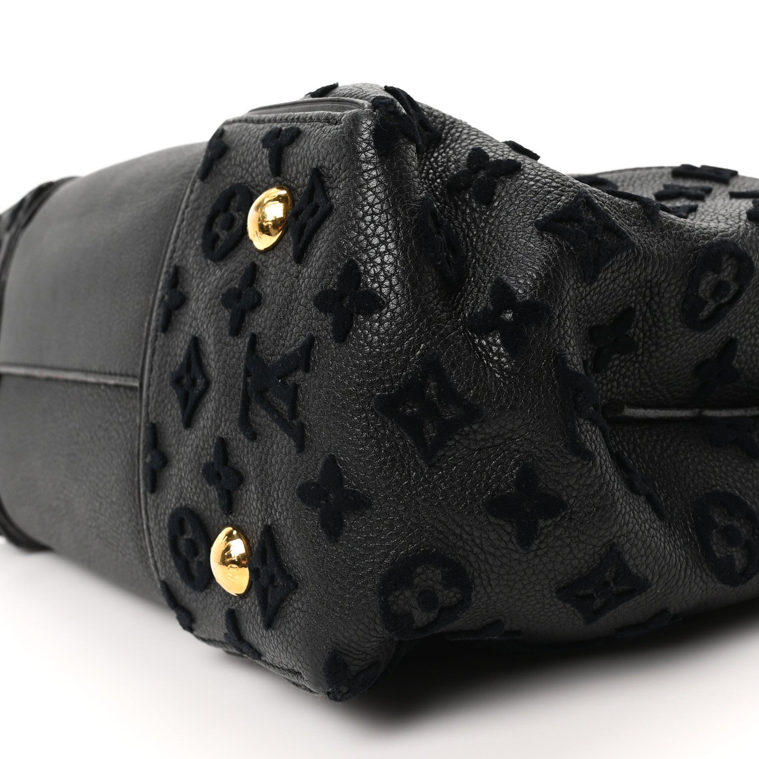 Louis Vuitton Veau Cachemire Tote W PM Black 9 of 9