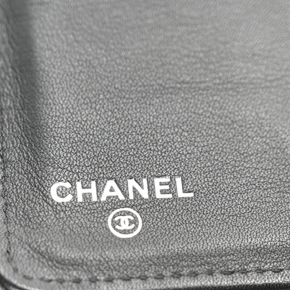 Chanel Caviar CC Yen Wallet Black 6 of 9