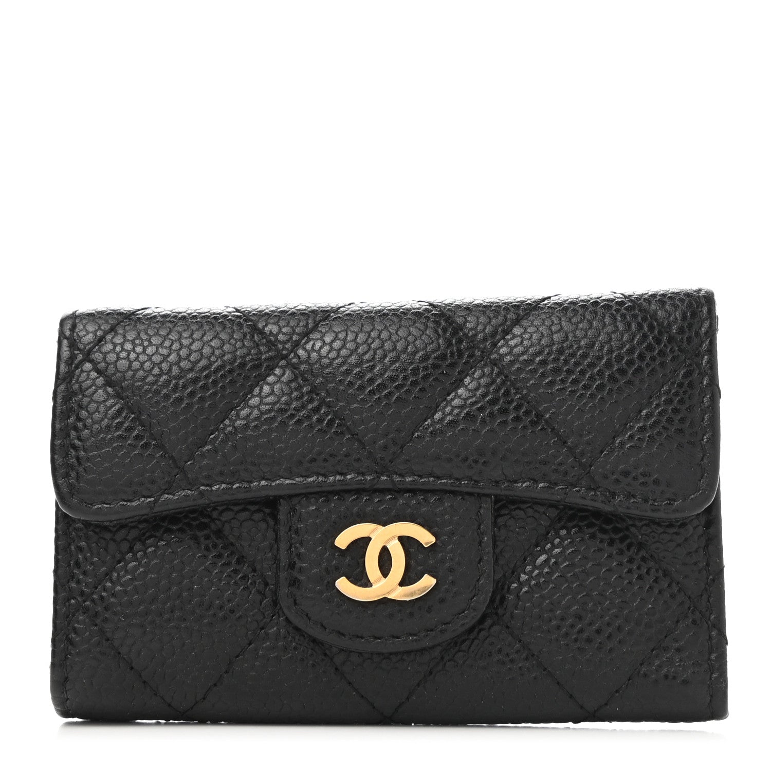 Chanel Caviar Quilted 6 Key Holder Black 1 of 9