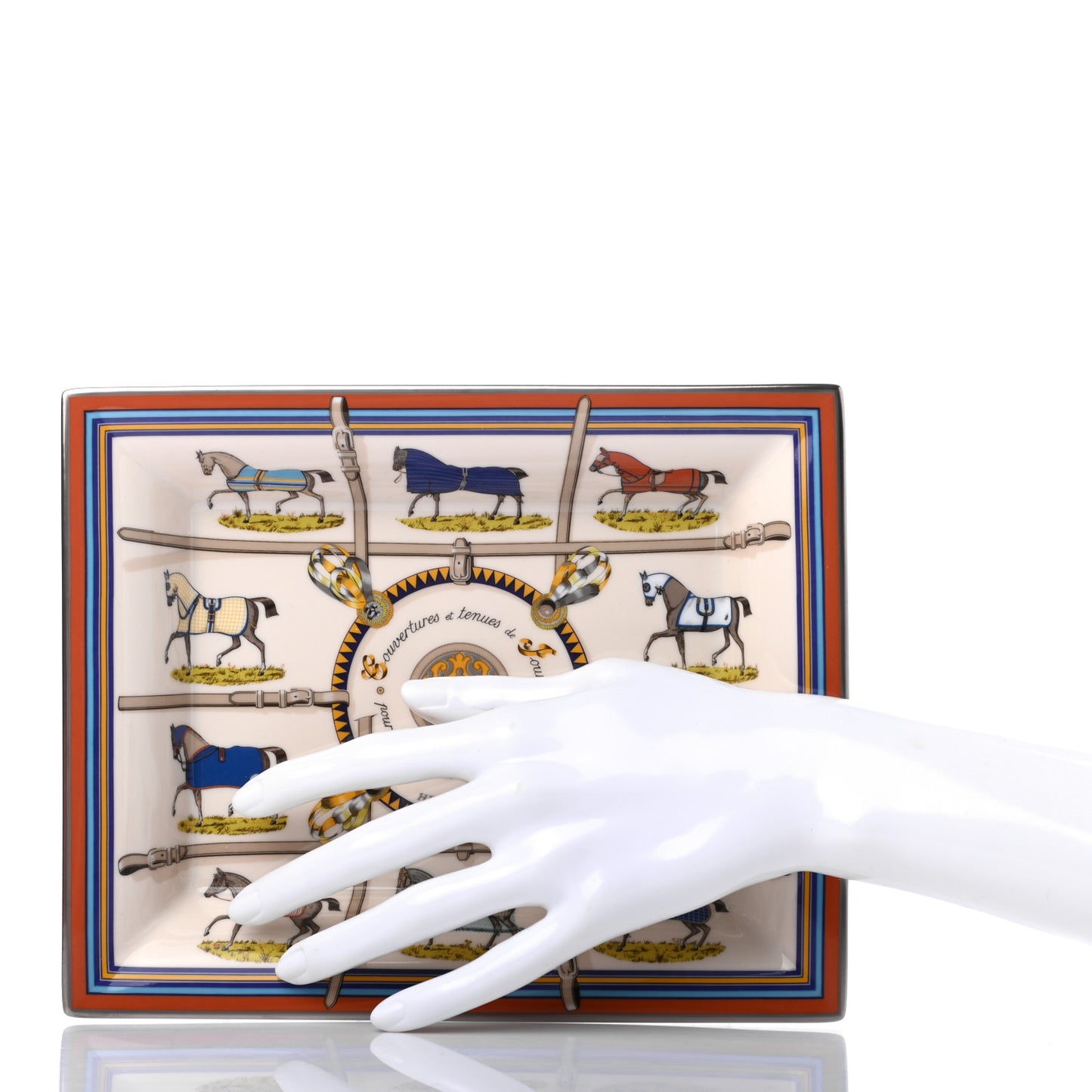 Porcelain Couvertures Et Tenues De Jour Change Tray