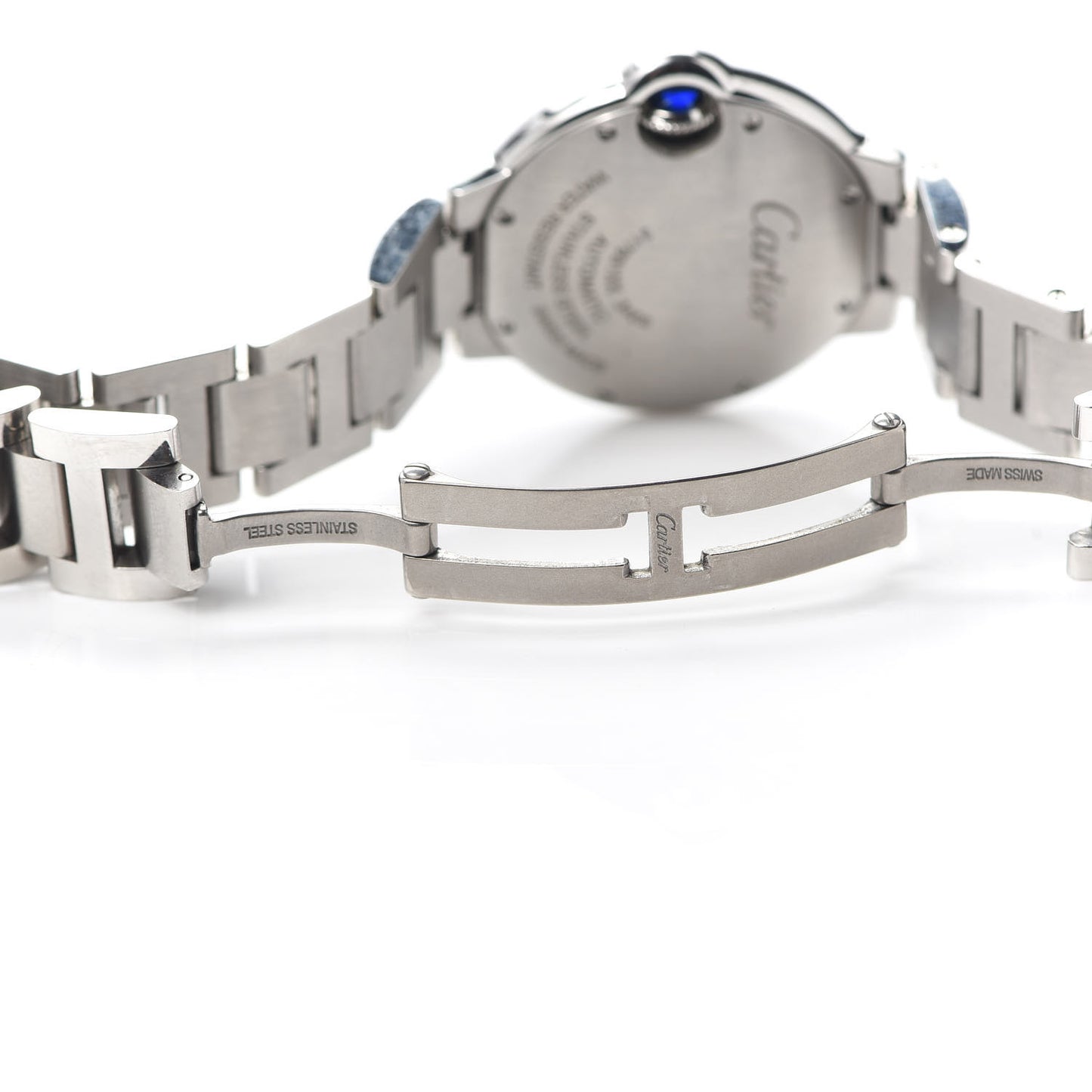 Stainless Steel 33mm Ballon Bleu De Automatic Watch Pink