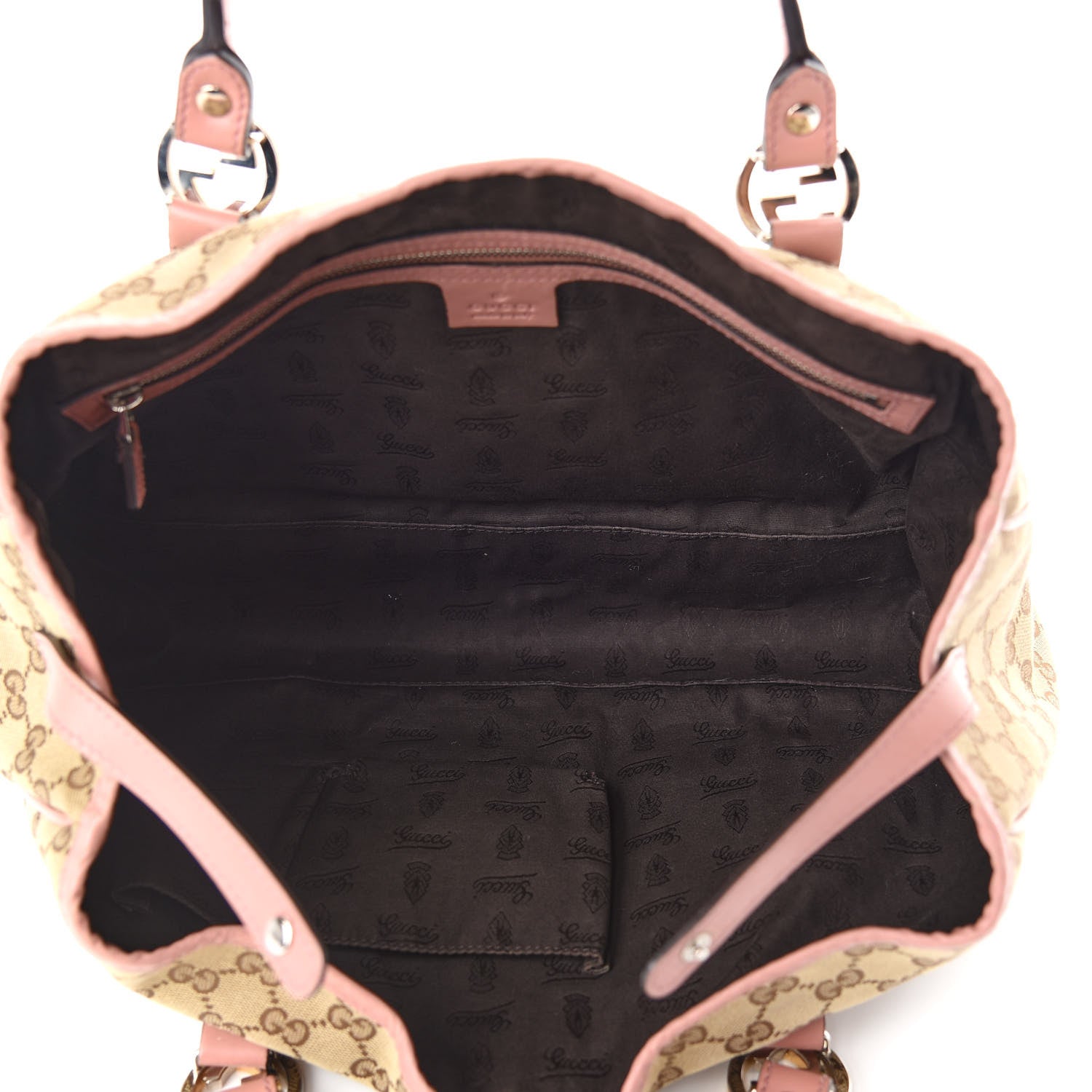 Gucci Monogram Medium Twins Tote Pink 6 of 13