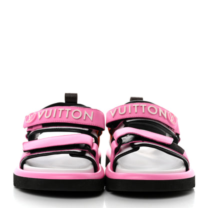 Louis Vuitton Calfskin Pool Pillow Flat Comfort Sandals 36 Rose Pop Pink 2 of 11