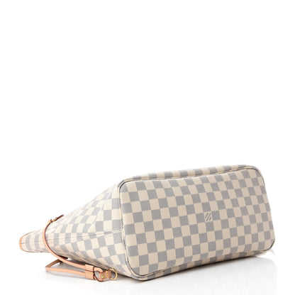 Louis Vuitton Damier Azur Neo Neverfull MM Rose Ballerine 4 of 11