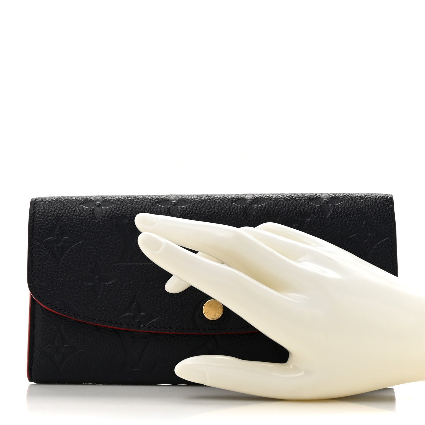 Empreinte Emilie Wallet Marine Rouge