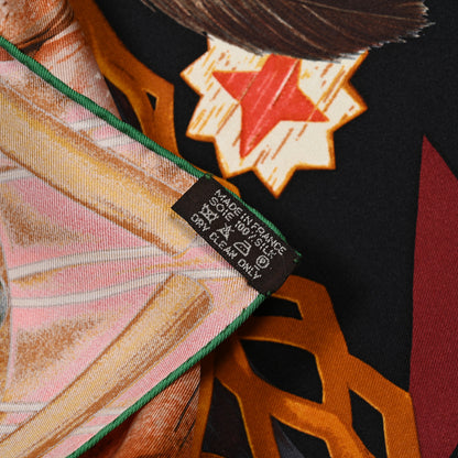 Hermes Silk Wako Ni Scarf 90 3 of 5
