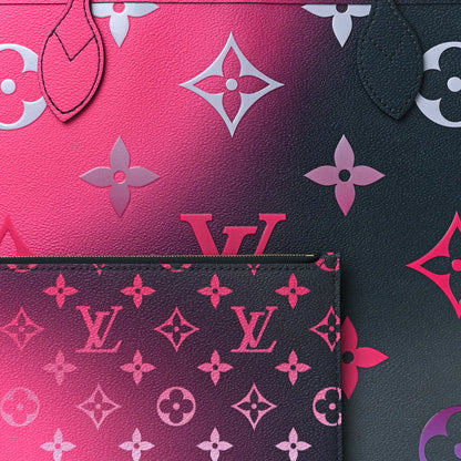 Louis Vuitton Monogram Giant Spring In The City Neverfull MM Midnight Fuchsia 7 of 9