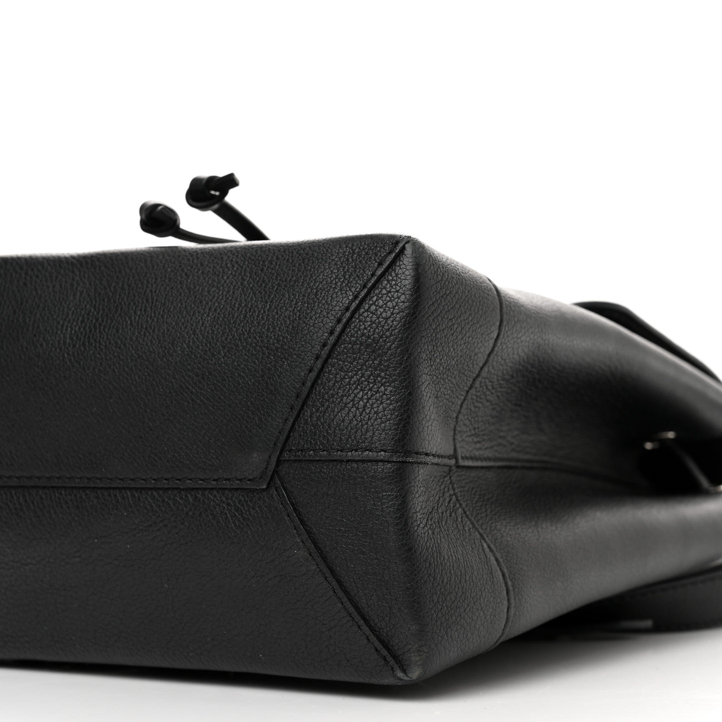 Calfskin Lockme Backpack Black