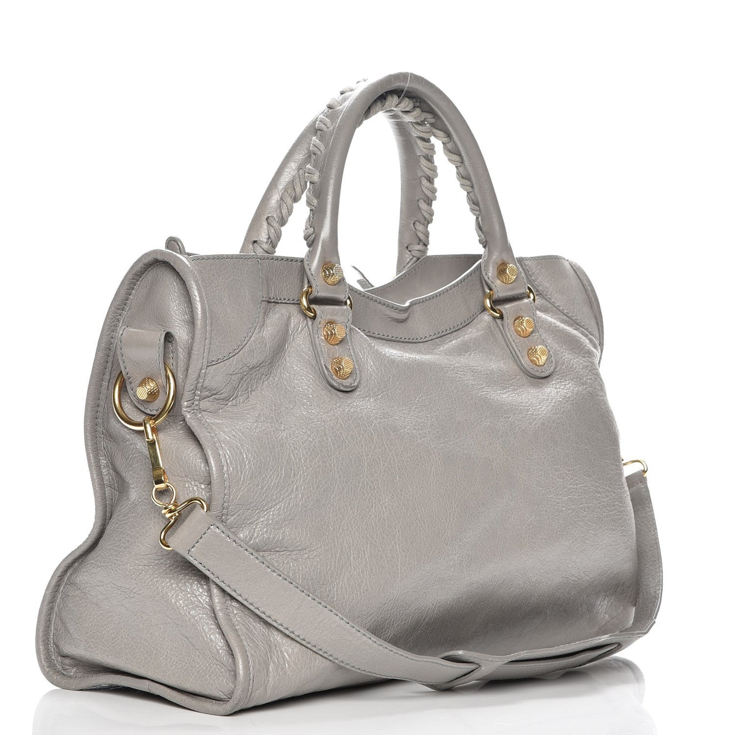 Agneau Giant 12 Gold Hardware City Gris Pyrite
