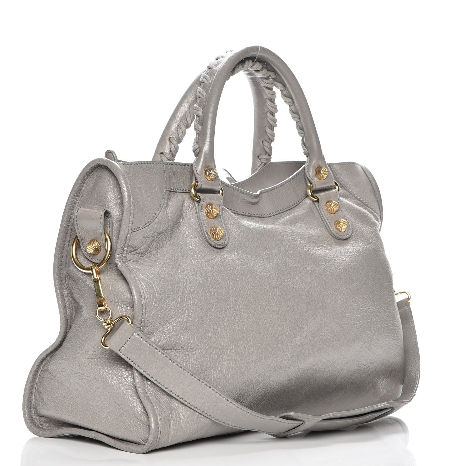 Balenciaga Agneau Giant 12 Gold Hardware City Gris Pyrite 4 of 11