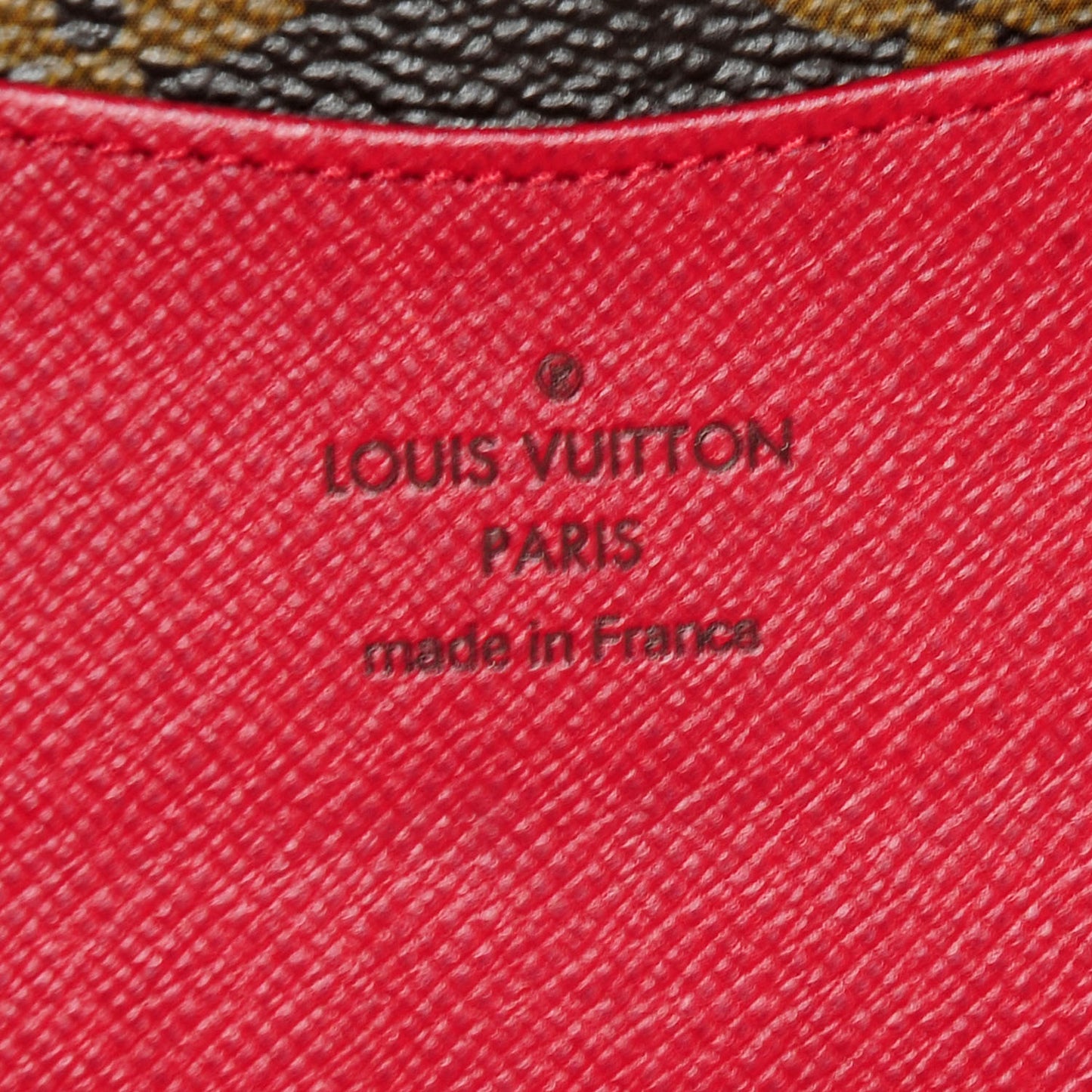 Monogram Josephine Wallet Red