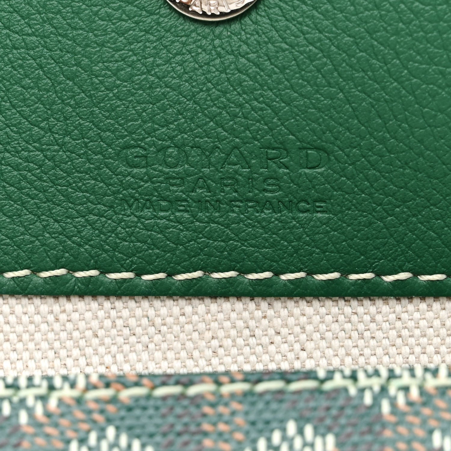 Goyard Goyardine Saint Louis GM Green 7 of 11
