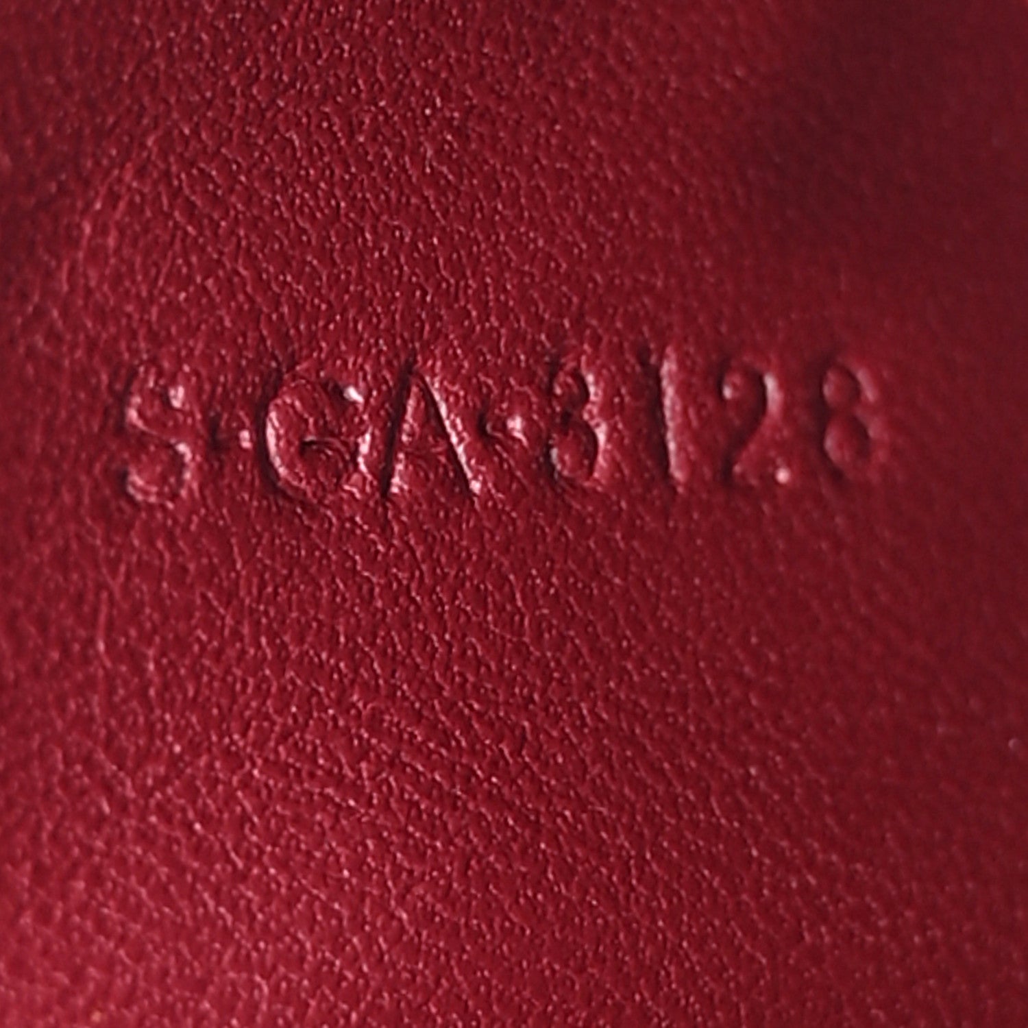 Celine Box Calfskin Medium Classic Box Flap Bag Burgundy 7 of 10