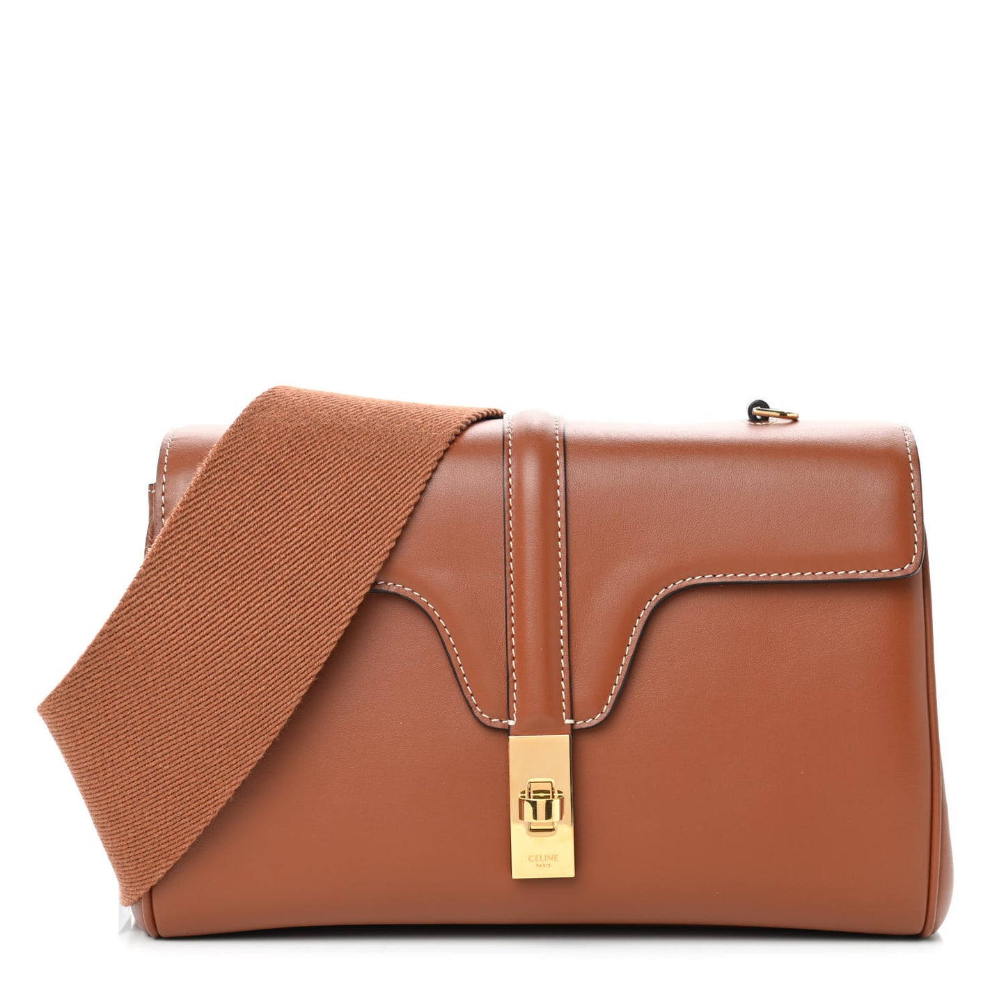 Smooth Calfskin Teen Soft 16 Shoulder Bag Tan