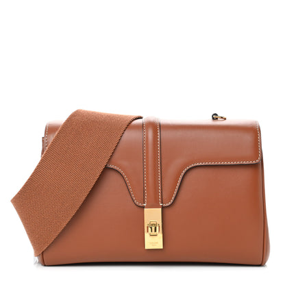 Celine Smooth Calfskin Teen Soft 16 Shoulder Bag Tan 1 of 5