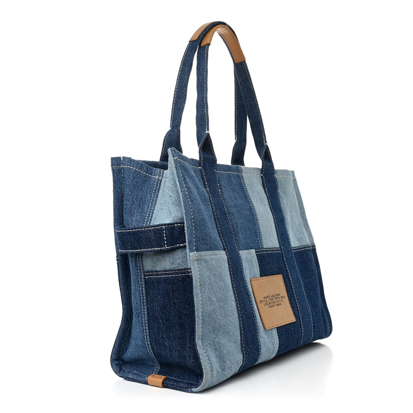 Denim Canvas Large The Tote Bag Blue