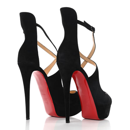 Christian Louboutin Suede Marlenalta 150 Pumps 40 Black 4 of 8