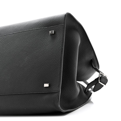 The Row Matte Grained Calfskin Soft Margaux 15 Black 9 of 9