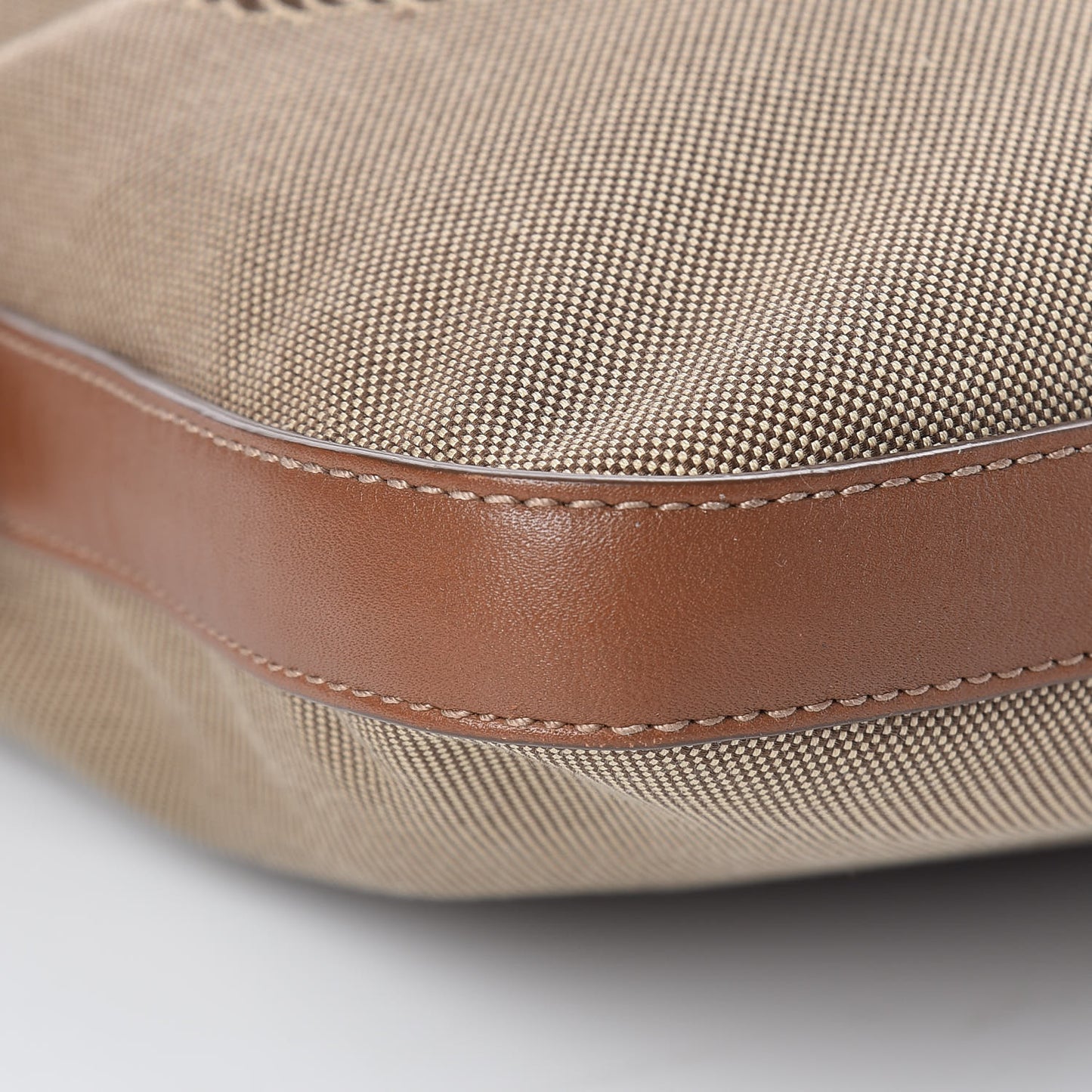 Jacquard Logo Small Flat Messenger Bag Corda Brandy