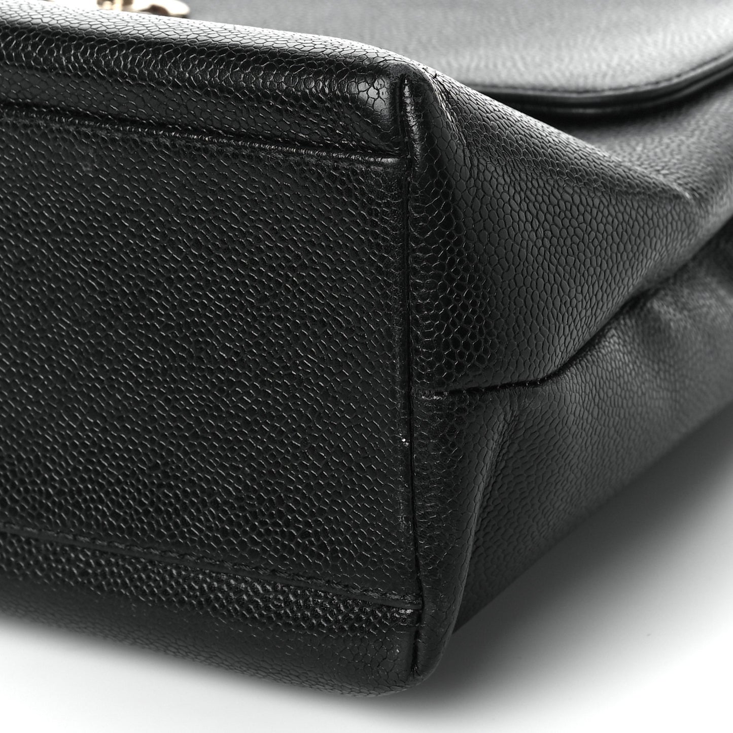 Caviar Kelly Jumbo Flap Black