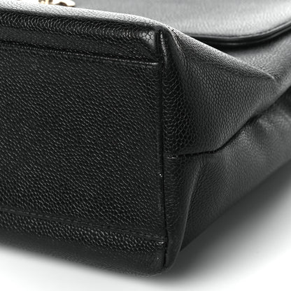 Chanel Caviar Kelly Jumbo Flap Black 8 of 10