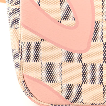 Louis Vuitton Damier Azur Tahitienne Neverfull MM 14 of 21