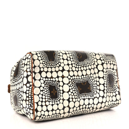 Louis Vuitton Monogram Kusama Town Speedy 30 White 4 of 7