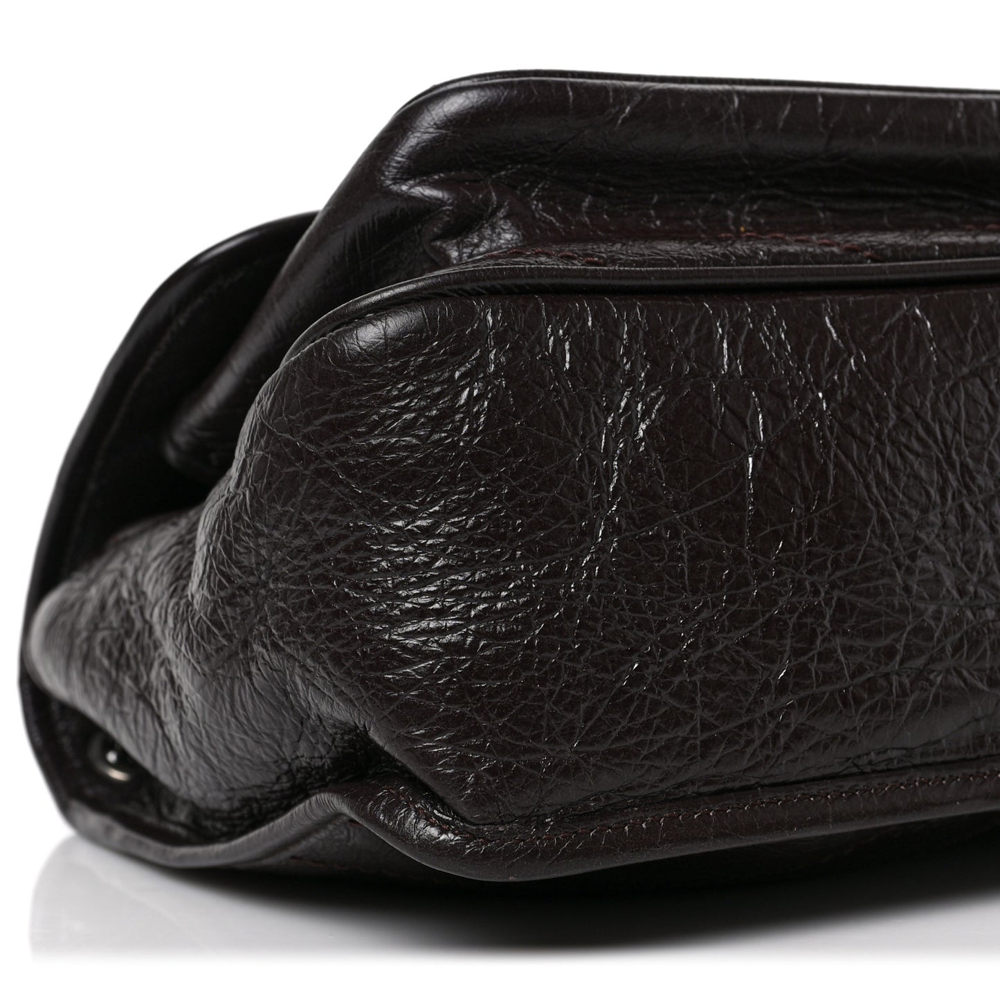 Crinkled Calfskin Matelasse Monogram Medium Niki Chain Satchel Tulip