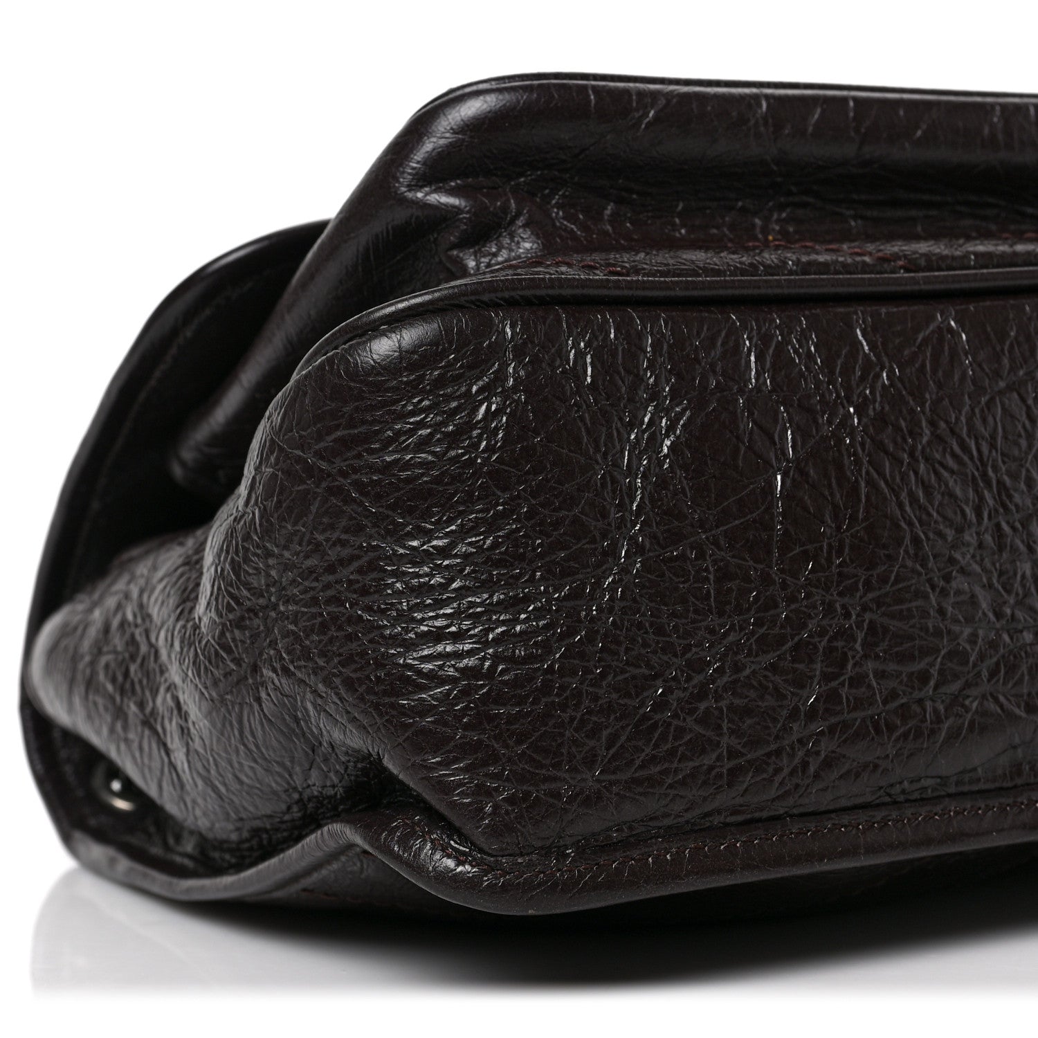 Saint Laurent Crinkled Calfskin Matelasse Monogram Medium Niki Chain Satchel Tulip 7 of 8