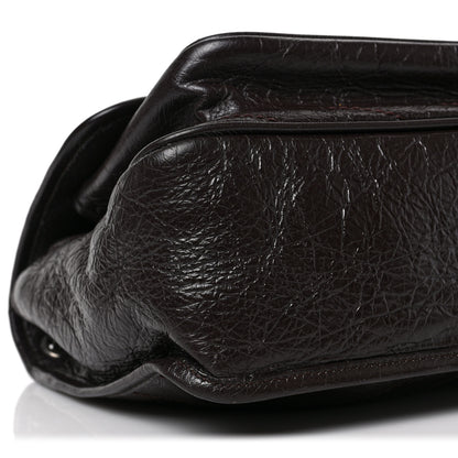 Saint Laurent Crinkled Calfskin Matelasse Monogram Medium Niki Chain Satchel Tulip 7 of 8