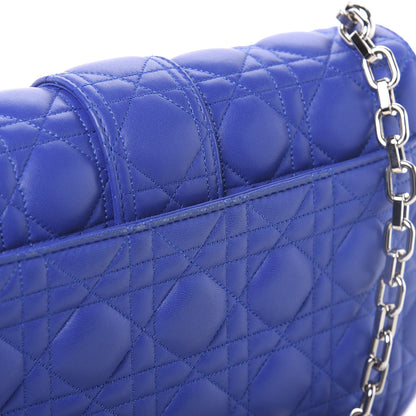 Christian Dior Lambskin Cannage Medium Miss Dior Flap Blue 9 of 13