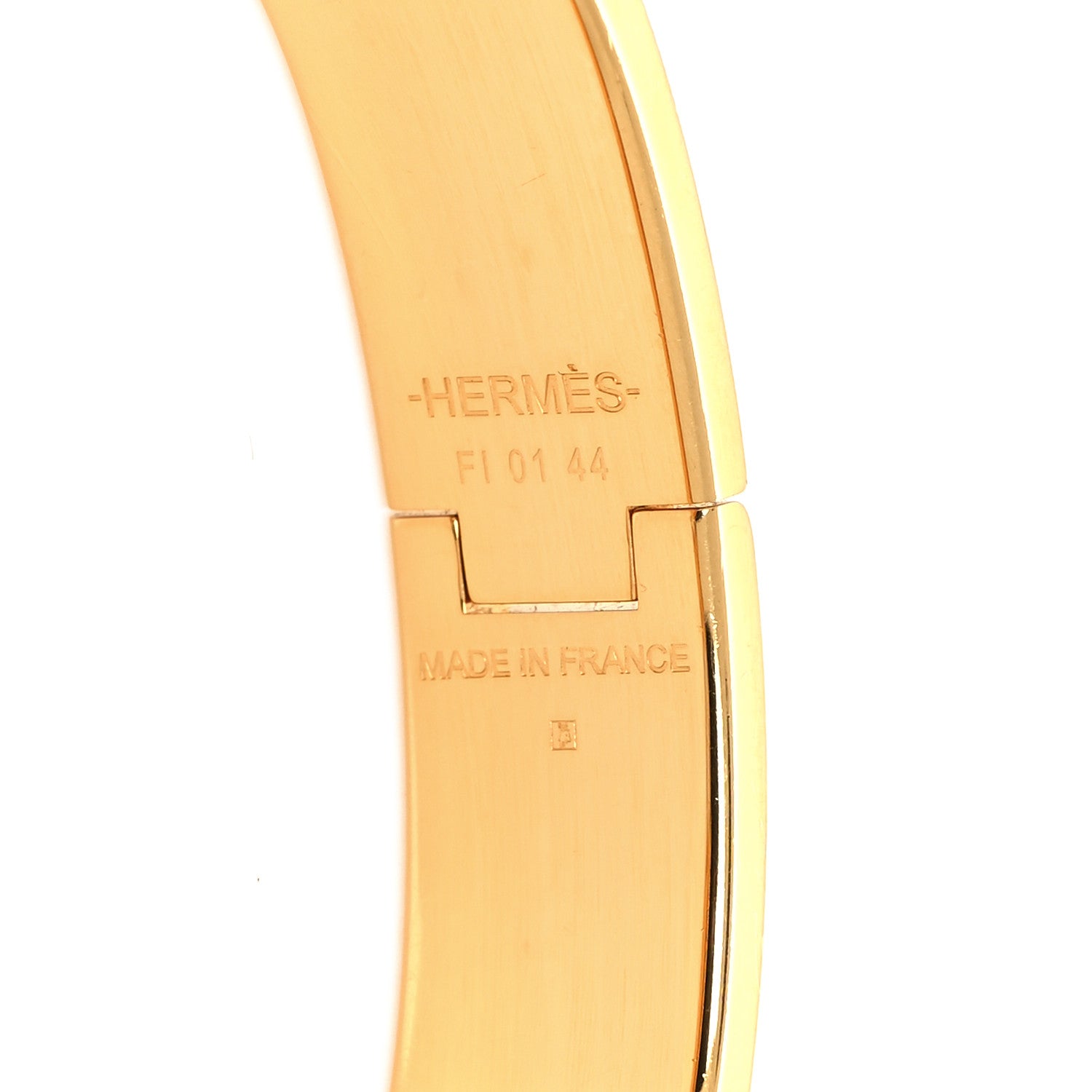 Hermes Enamel Narrow Clic Clac H Bracelet PM Chardon 5 of 5