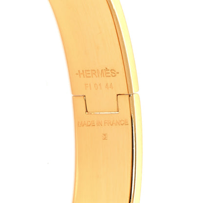 Hermes Enamel Narrow Clic Clac H Bracelet PM Chardon 5 of 5