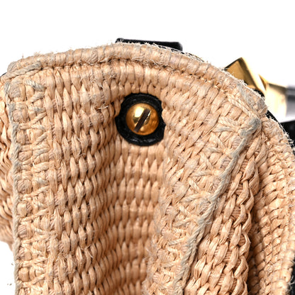 Saint Laurent Raffia Large Roady Natural Brown 18 of 18