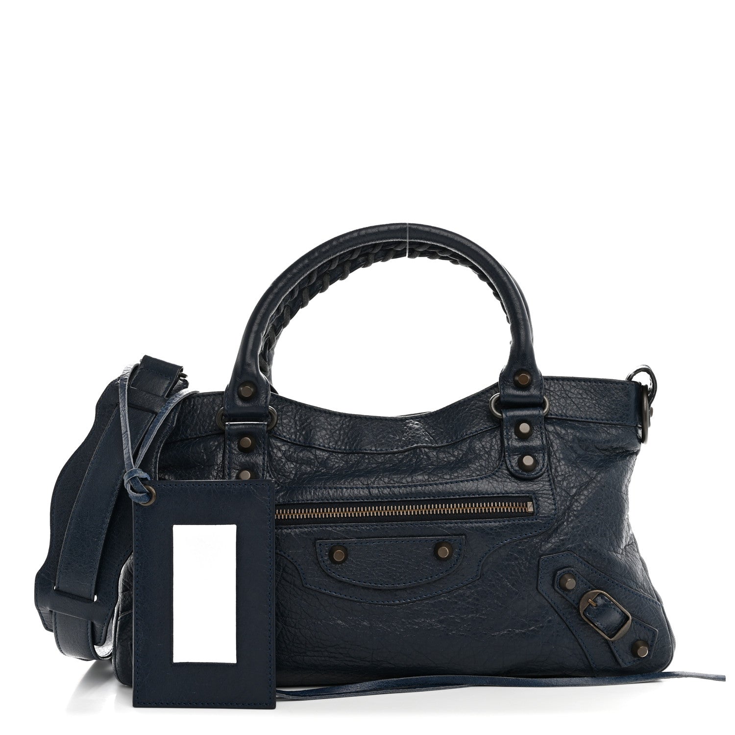 Balenciaga Agneau Classic Hardware First Bleu Obscur 3 of 11
