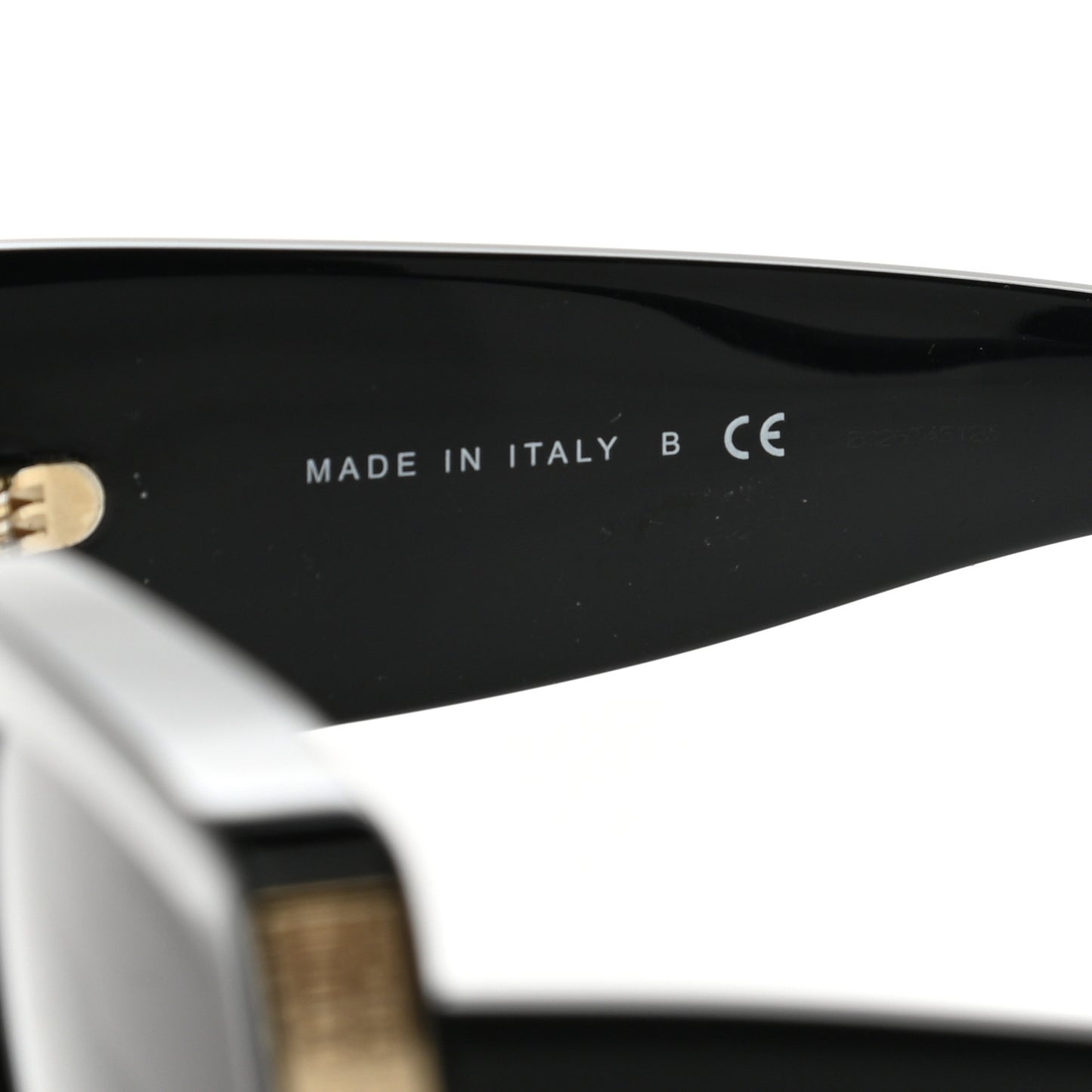 Acetate Rectangle Sunglasses 5435 Black