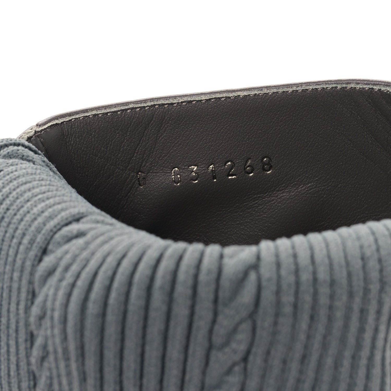 Chanel Kangaroo Knit CC Short Booties 38.5 Grey Black 7 of 7