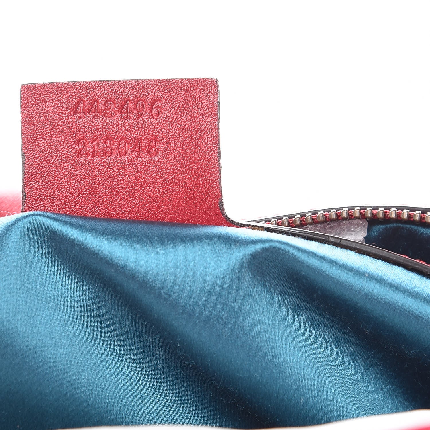 Gucci Velvet Matelasse Medium GG Marmont Shoulder Bag Hibiscus Red 7 of 9