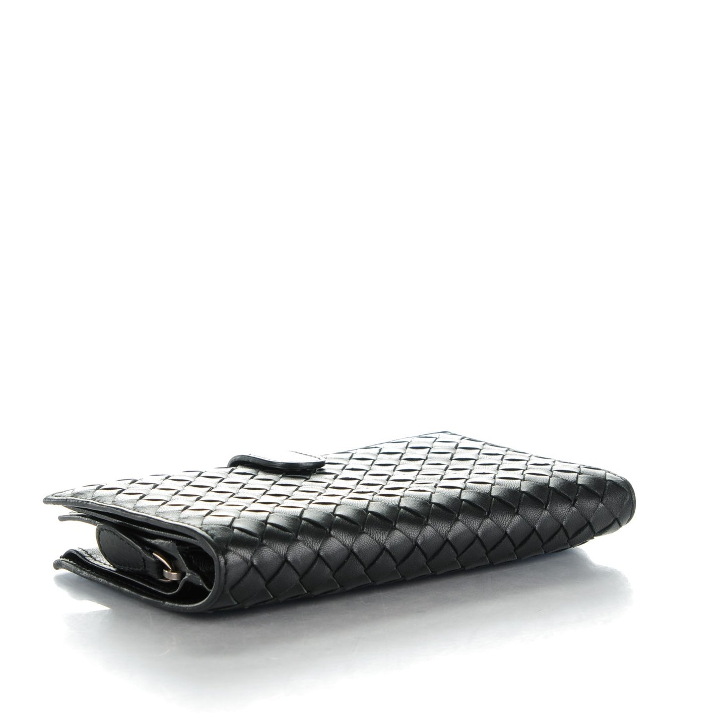 Nappa Intrecciato Continental Wallet Black