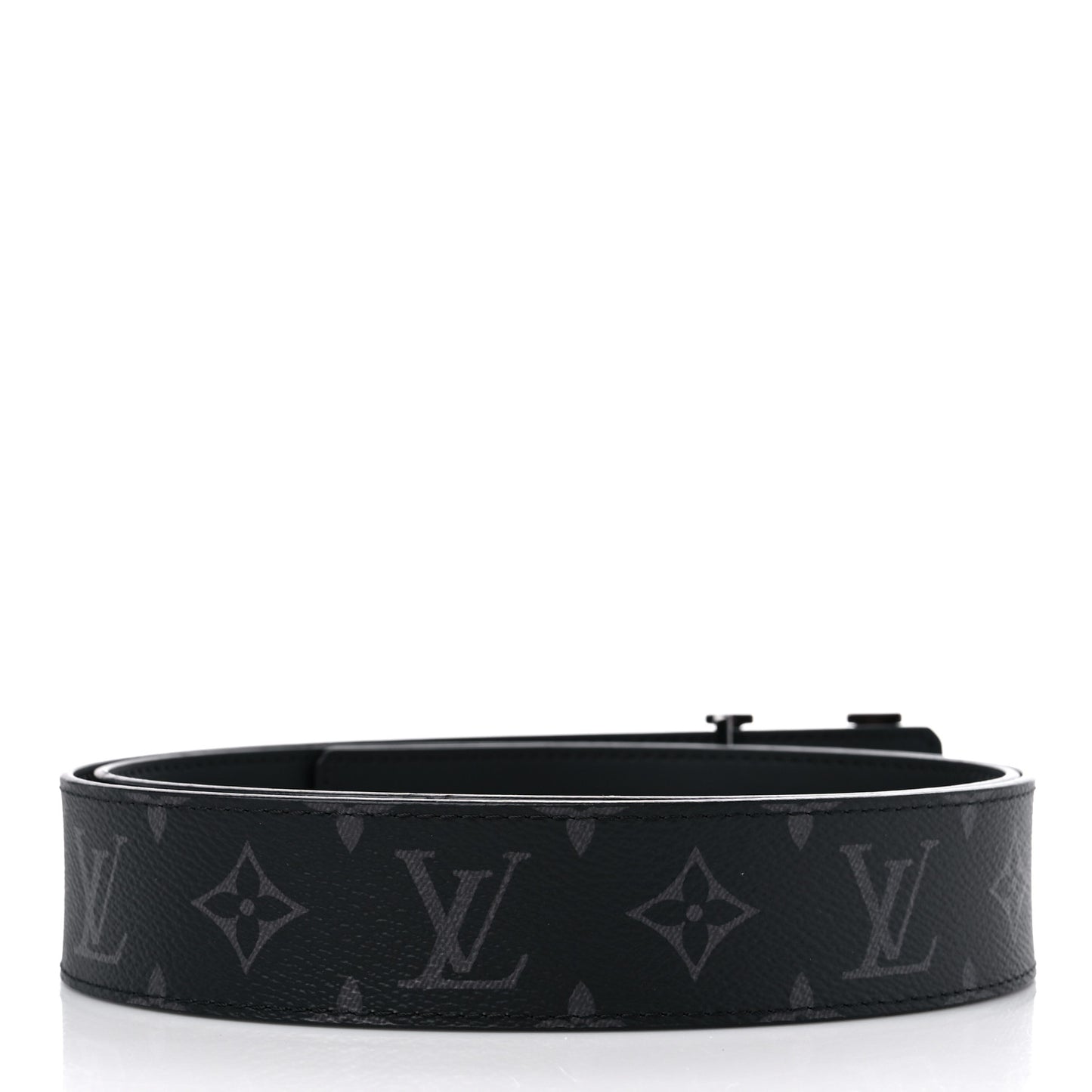 Monogram Eclipse Taigarama 40mm LV Initiales Reversible Belt 105 42 Black
