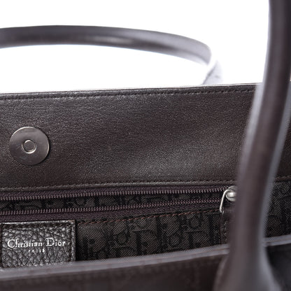 Christian Dior Calfskin Cannage Shoulder Bag Dark Brown 9 of 24